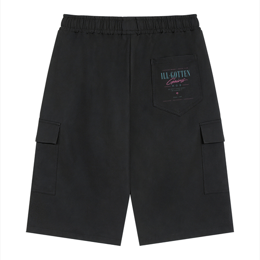 Ill Gotten Gains Mob X NoirVault - Unisex Drawstring Cargo Shorts
