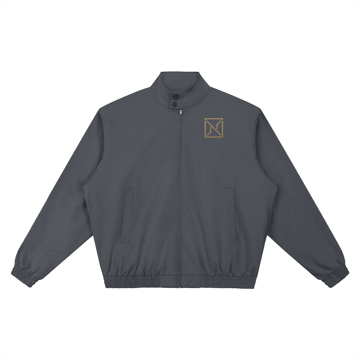 NoirVault - Stand Collar Bomber Jacket