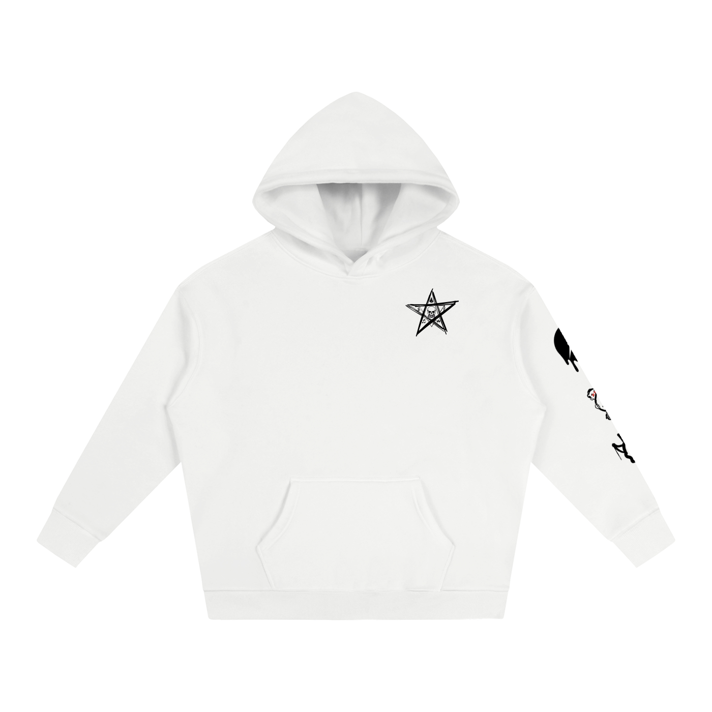 NoirVault Racing Club - Oversize Fleeced Reaper Rider Hoodie