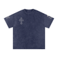 Dark Deeds Snow Washed Oversized Cotton T-Shirt