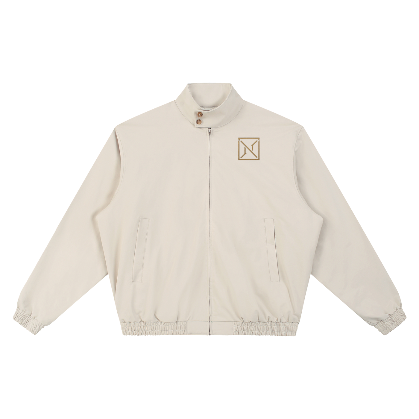 NoirVault - Stand Collar Bomber Jacket