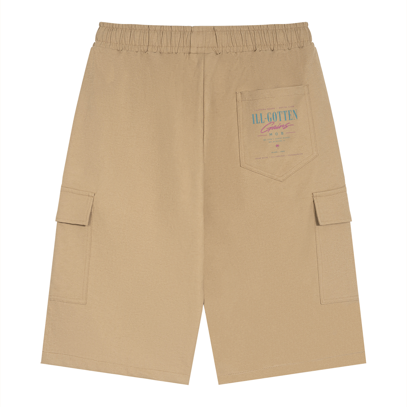Ill Gotten Gains Mob X NoirVault - Unisex Drawstring Cargo Shorts