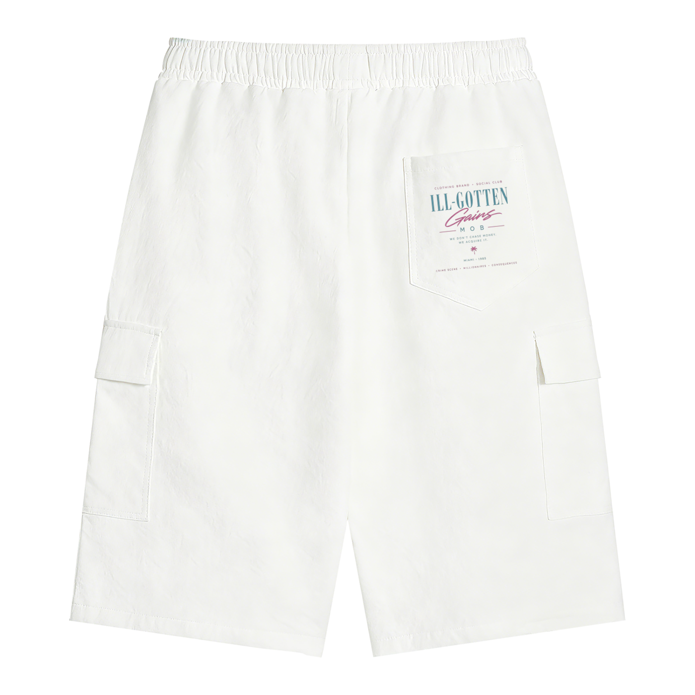 Ill Gotten Gains Mob X NoirVault - Unisex Drawstring Cargo Shorts