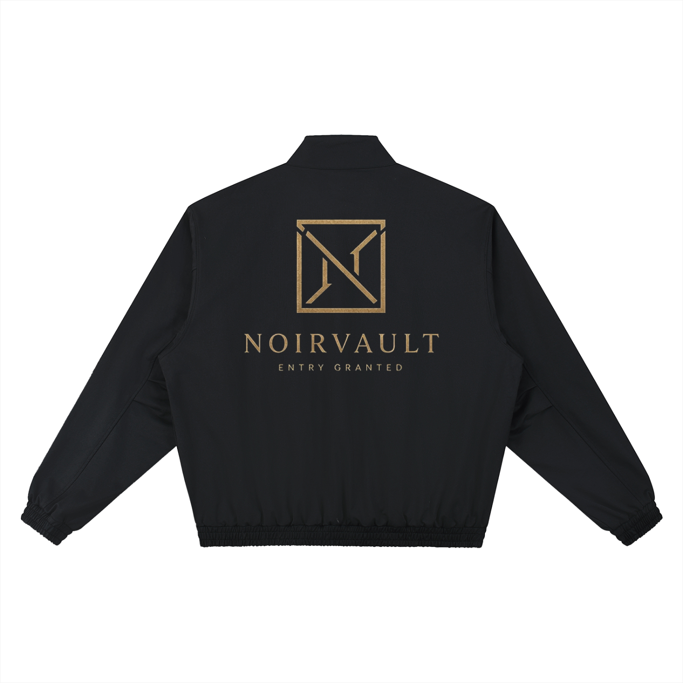 NoirVault - Stand Collar Bomber Jacket