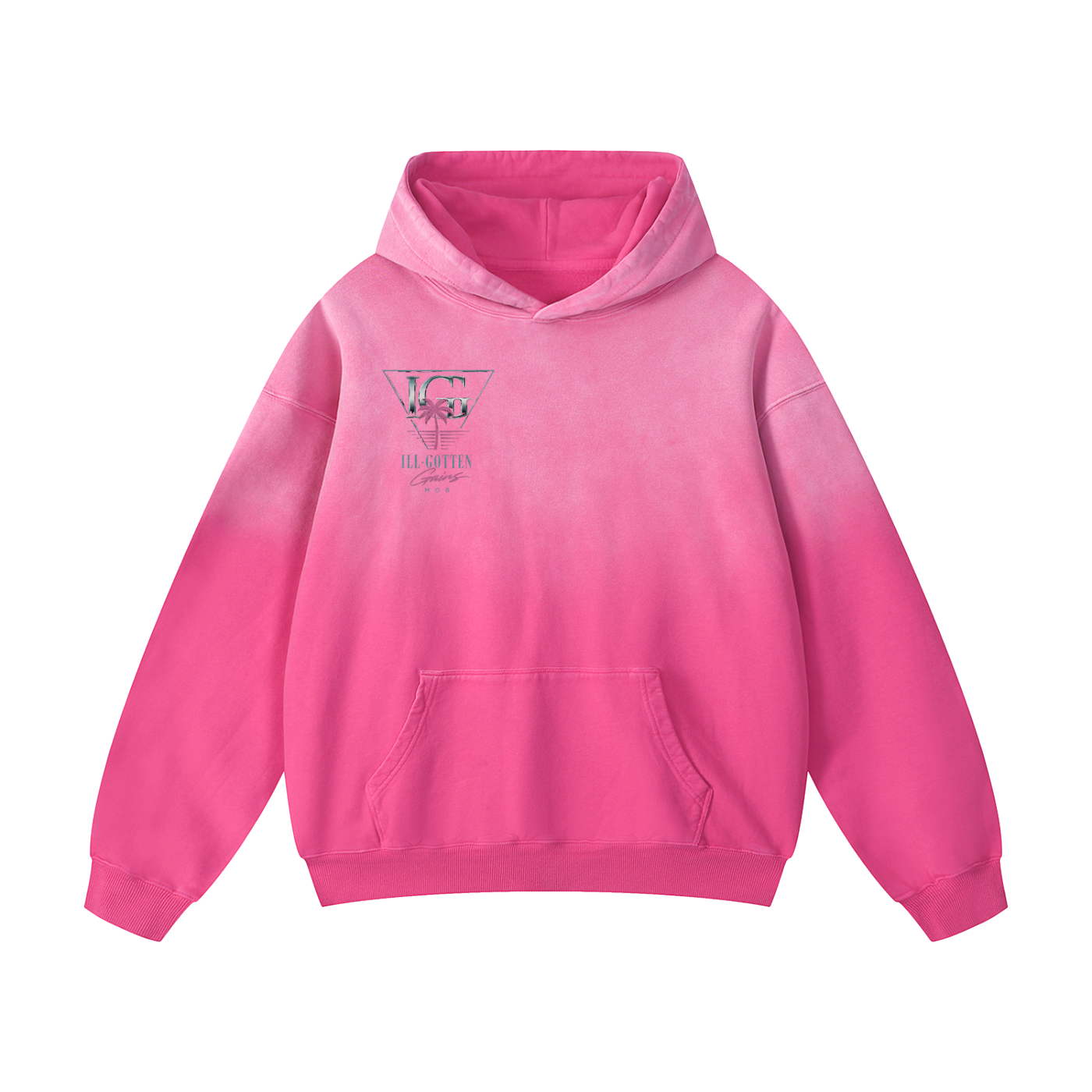 Ill Gotten Gains Mob X NoirVault - Heavyweight Sunfade Oversized Hoodie