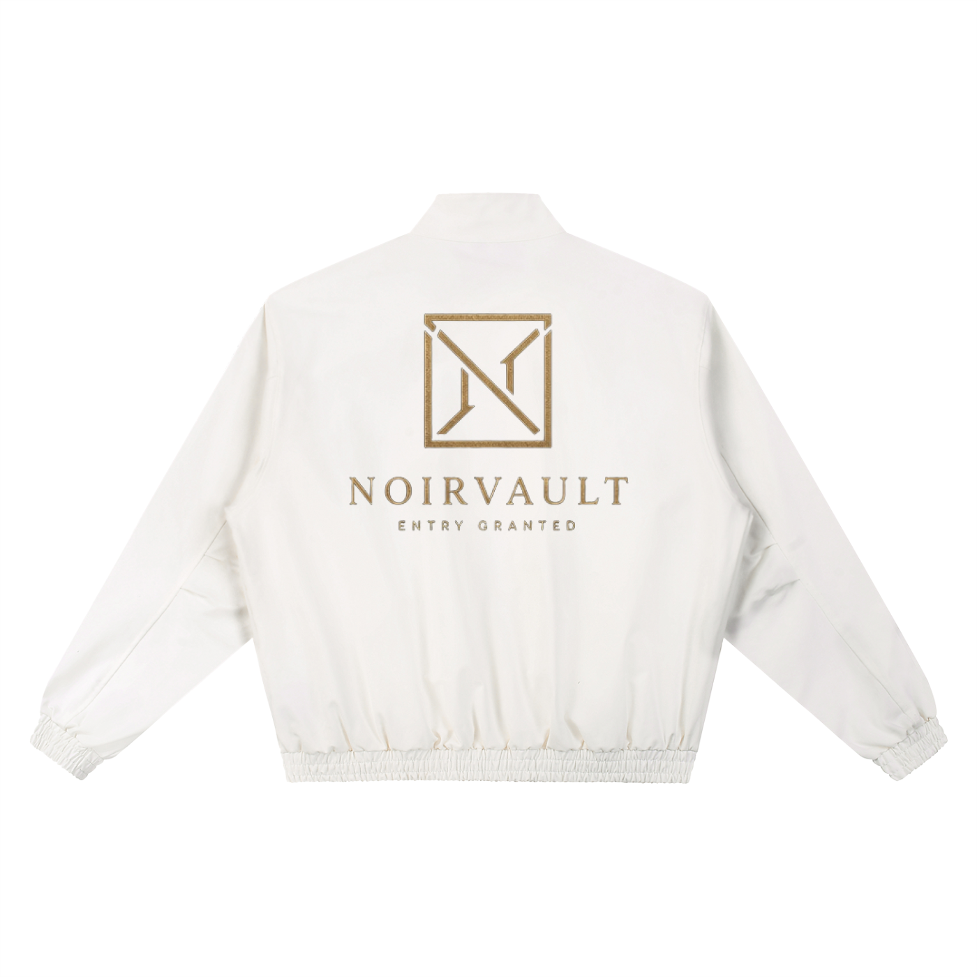 NoirVault - Stand Collar Bomber Jacket