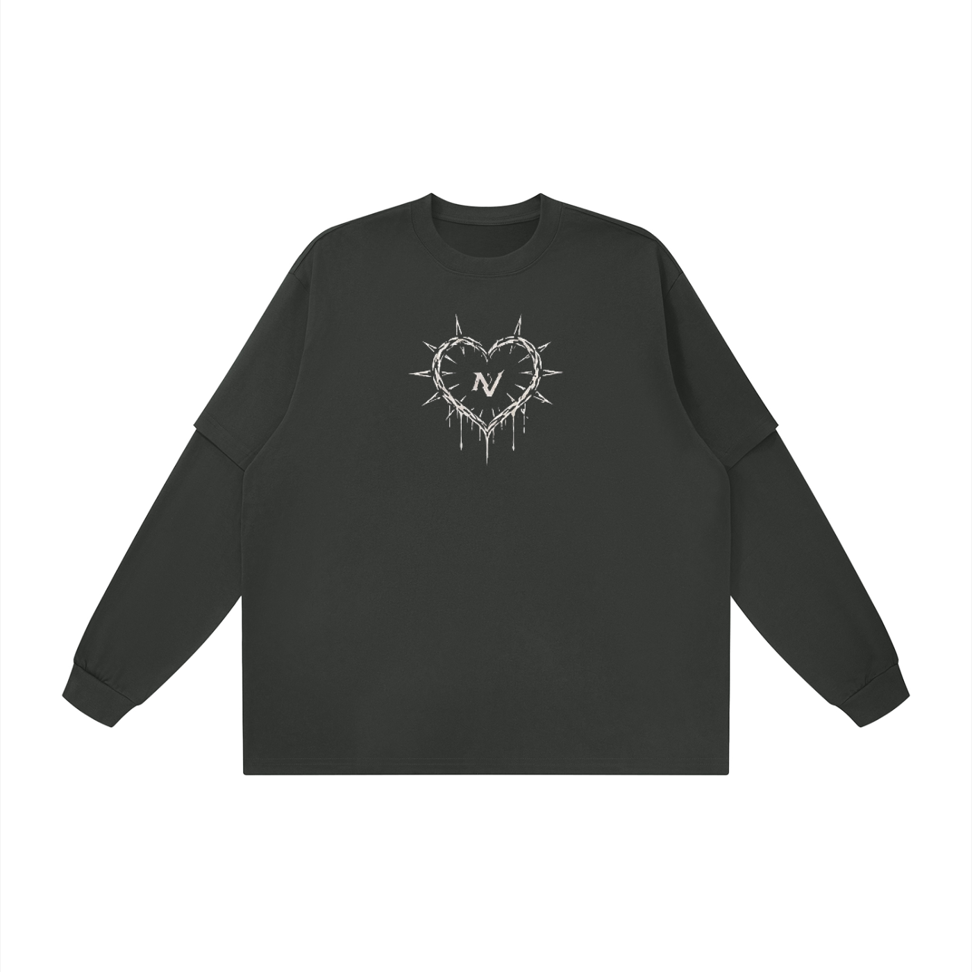 Love After Death Unisex Layered Oversized T-Shirt