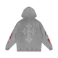 Vanquished Snow Washed Loose Cotton Hoodie
