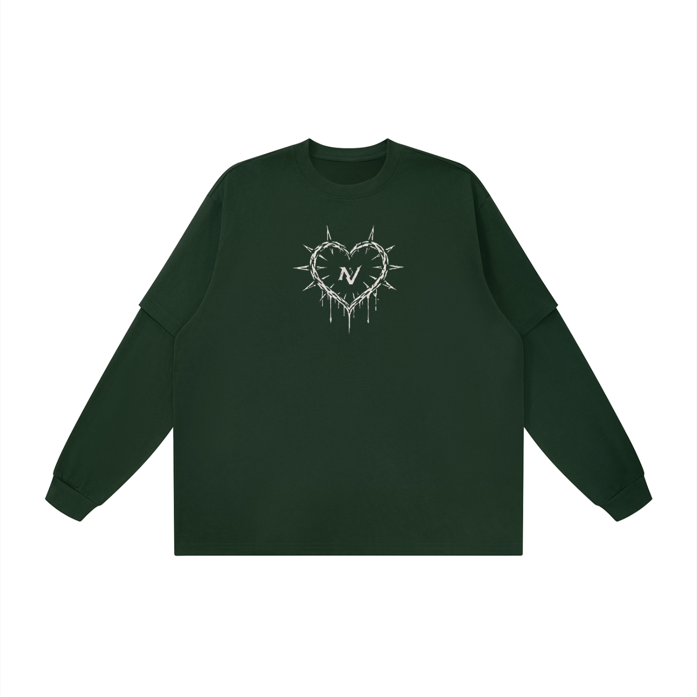 Love After Death Unisex Layered Oversized T-Shirt