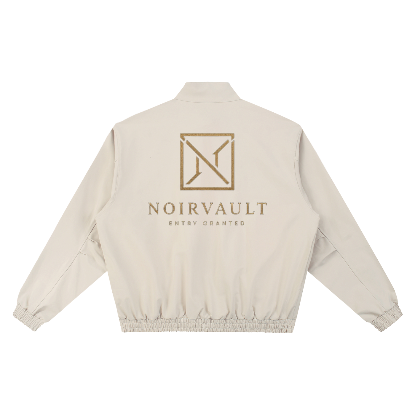 NoirVault - Stand Collar Bomber Jacket
