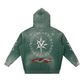 Crimson Killer Vintage Washed Frayed Fleece Hoodie