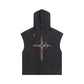 Gladiator of the Damned Snow Washed Boxy Hooded Tank Top