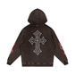 Vanquished Snow Washed Loose Cotton Hoodie