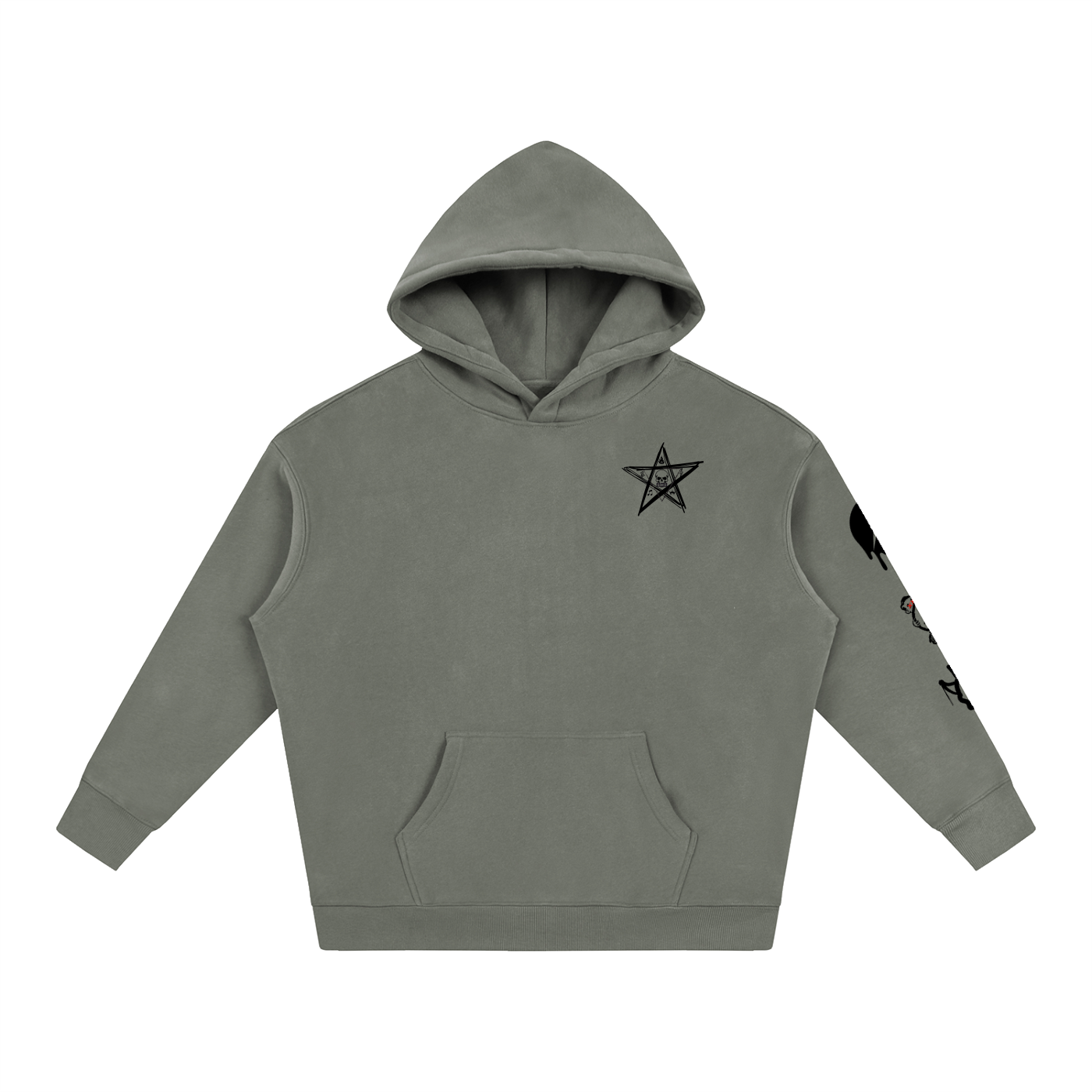 NoirVault Racing Club - Oversize Fleeced Reaper Rider Hoodie