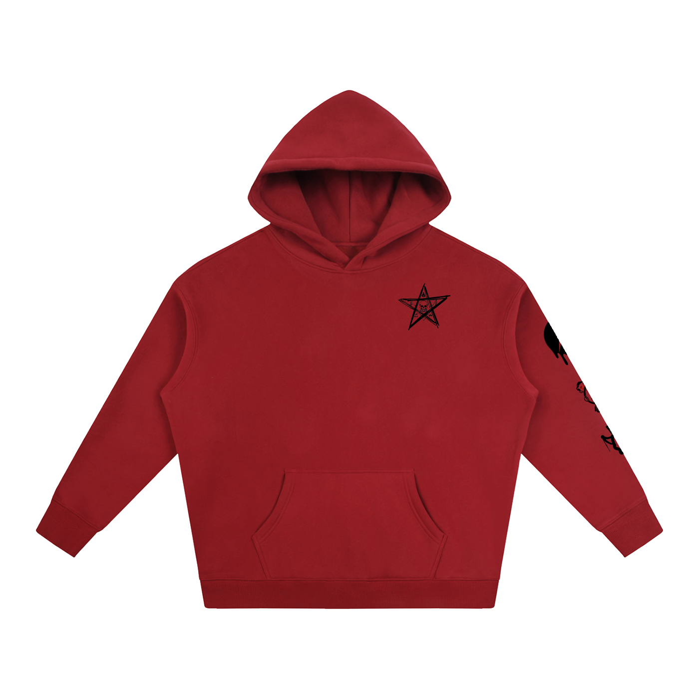NoirVault Racing Club - Oversize Fleeced Reaper Rider Hoodie
