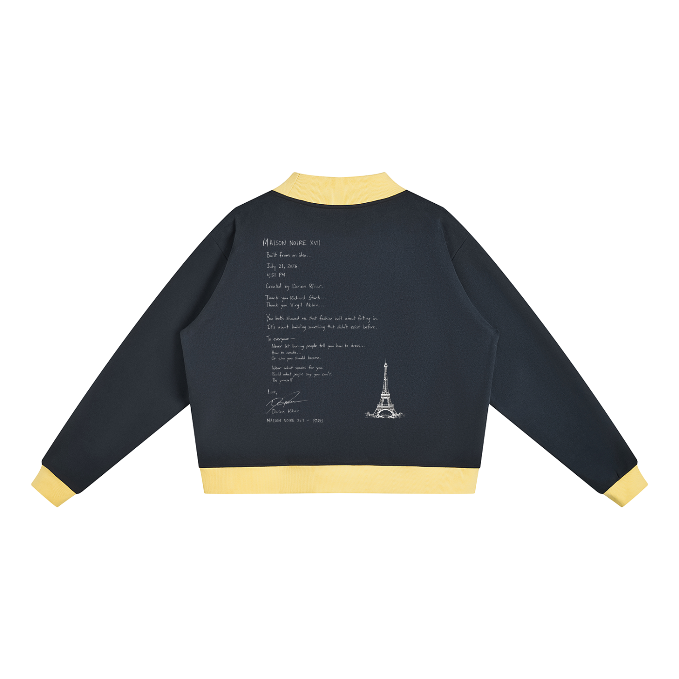 La Maison Du Noir - Women’s Mock Neck Crewneck Sweatshirt