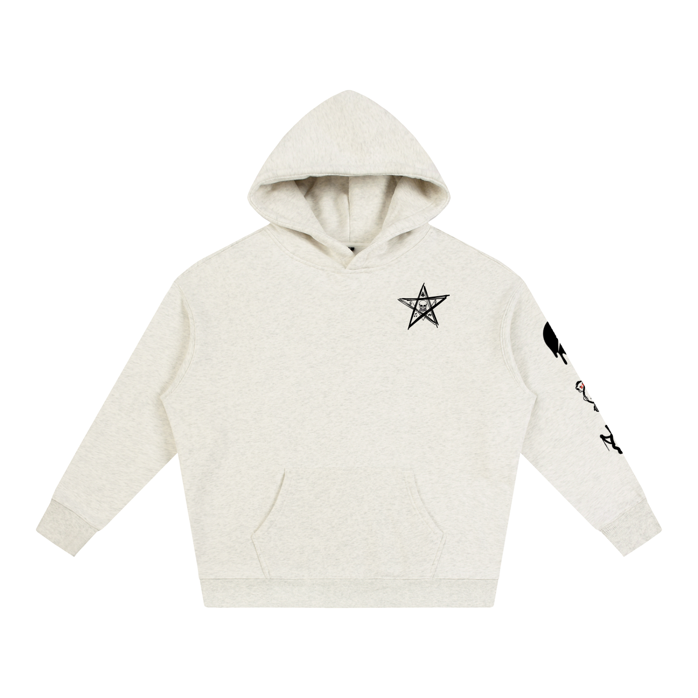 NoirVault Racing Club - Oversize Fleeced Reaper Rider Hoodie