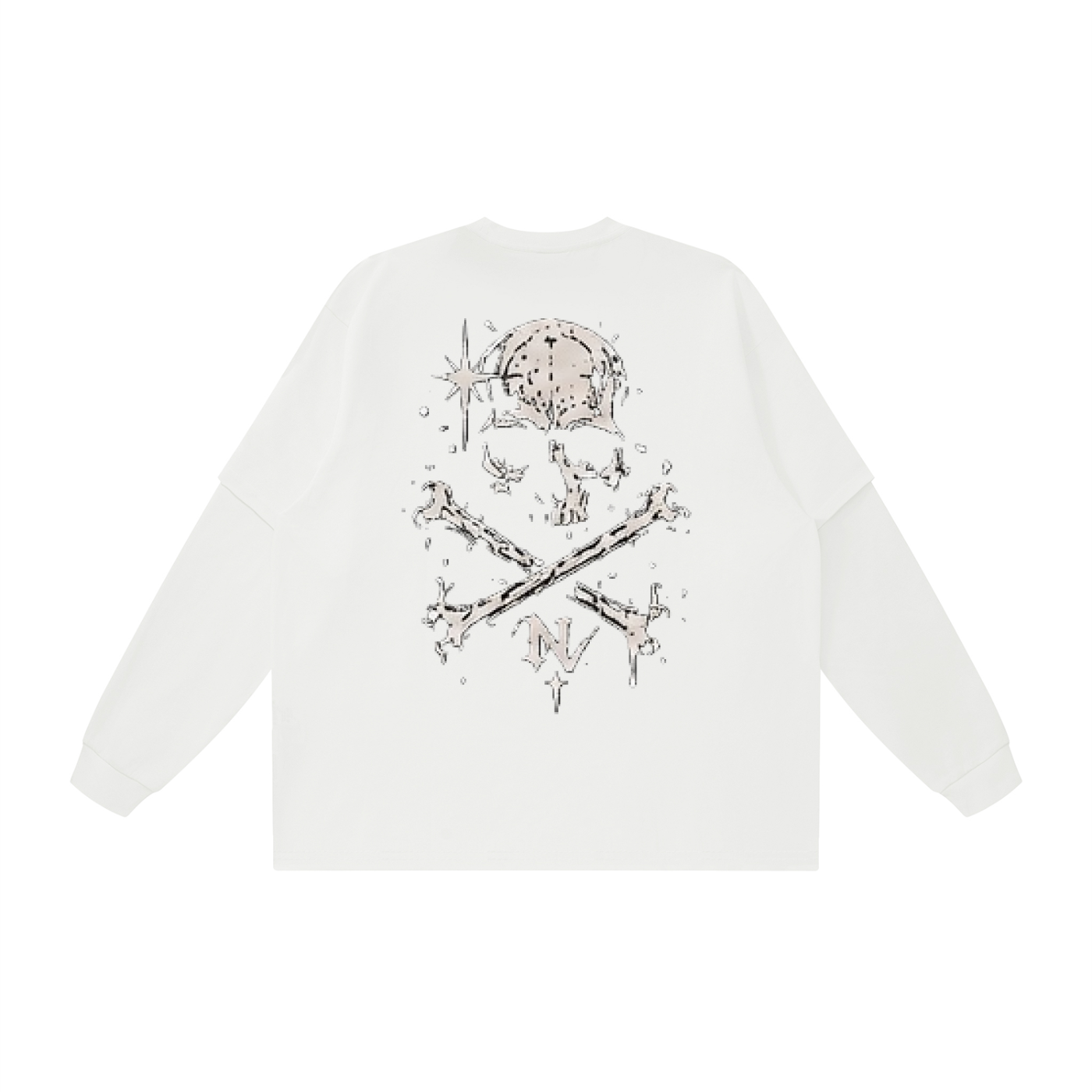 Love After Death Unisex Layered Oversized T-Shirt