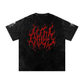 Dark Deeds Snow Washed Oversized Cotton T-Shirt