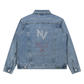 Panther’s Story Unisex Vintage Wash Denim Jacket