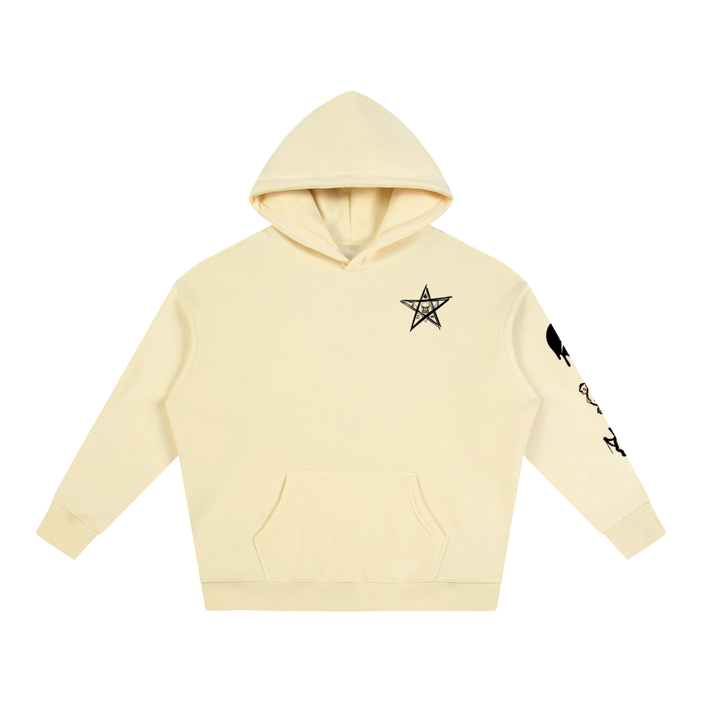 NoirVault Racing Club - Oversize Fleeced Reaper Rider Hoodie