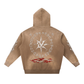 Crimson Killer Vintage Washed Frayed Fleece Hoodie