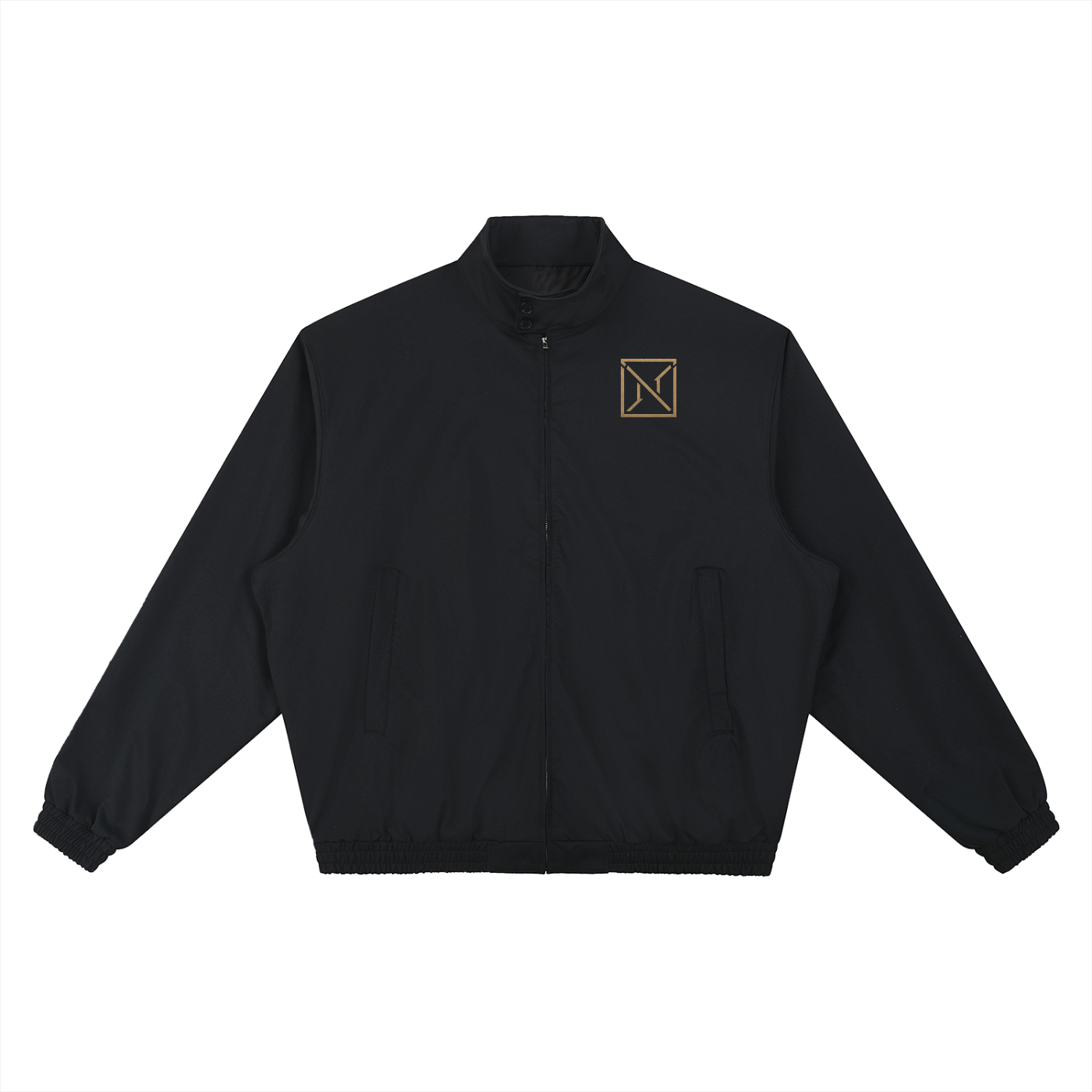 NoirVault - Stand Collar Bomber Jacket