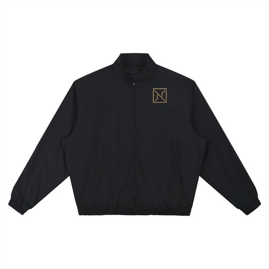 NoirVault - Stand Collar Bomber Jacket