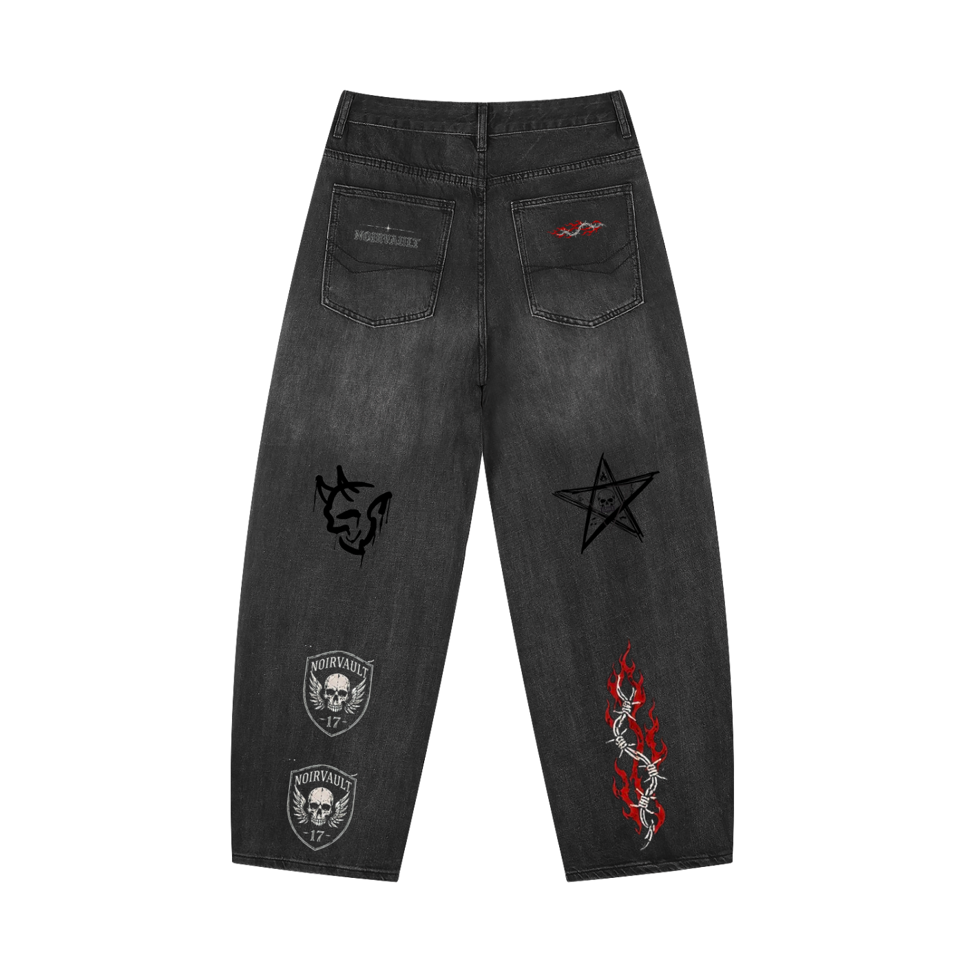 Men's Void Traveler Sunfade Vintage Wash Barrel Leg Jeans