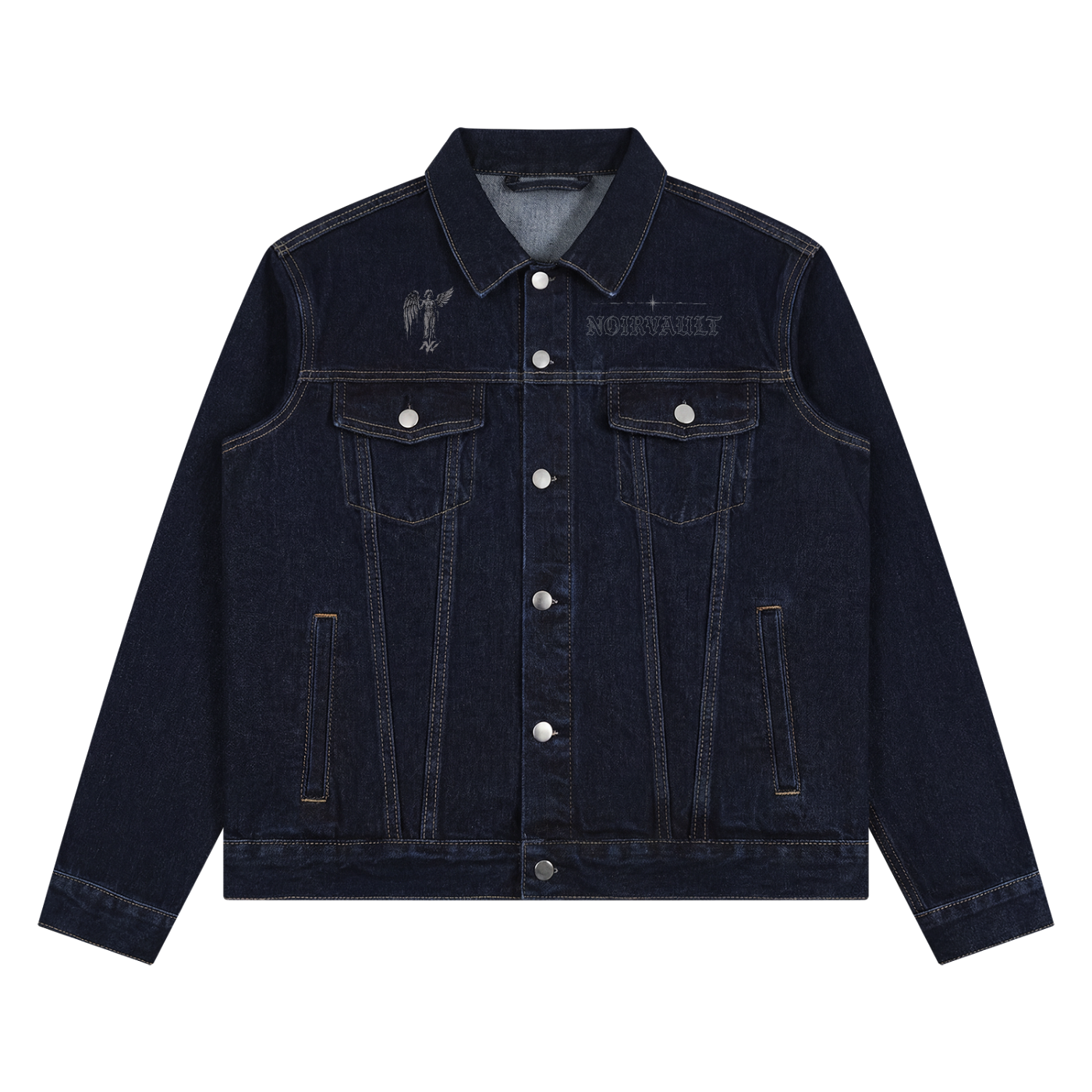 Panther’s Story Unisex Vintage Wash Denim Jacket