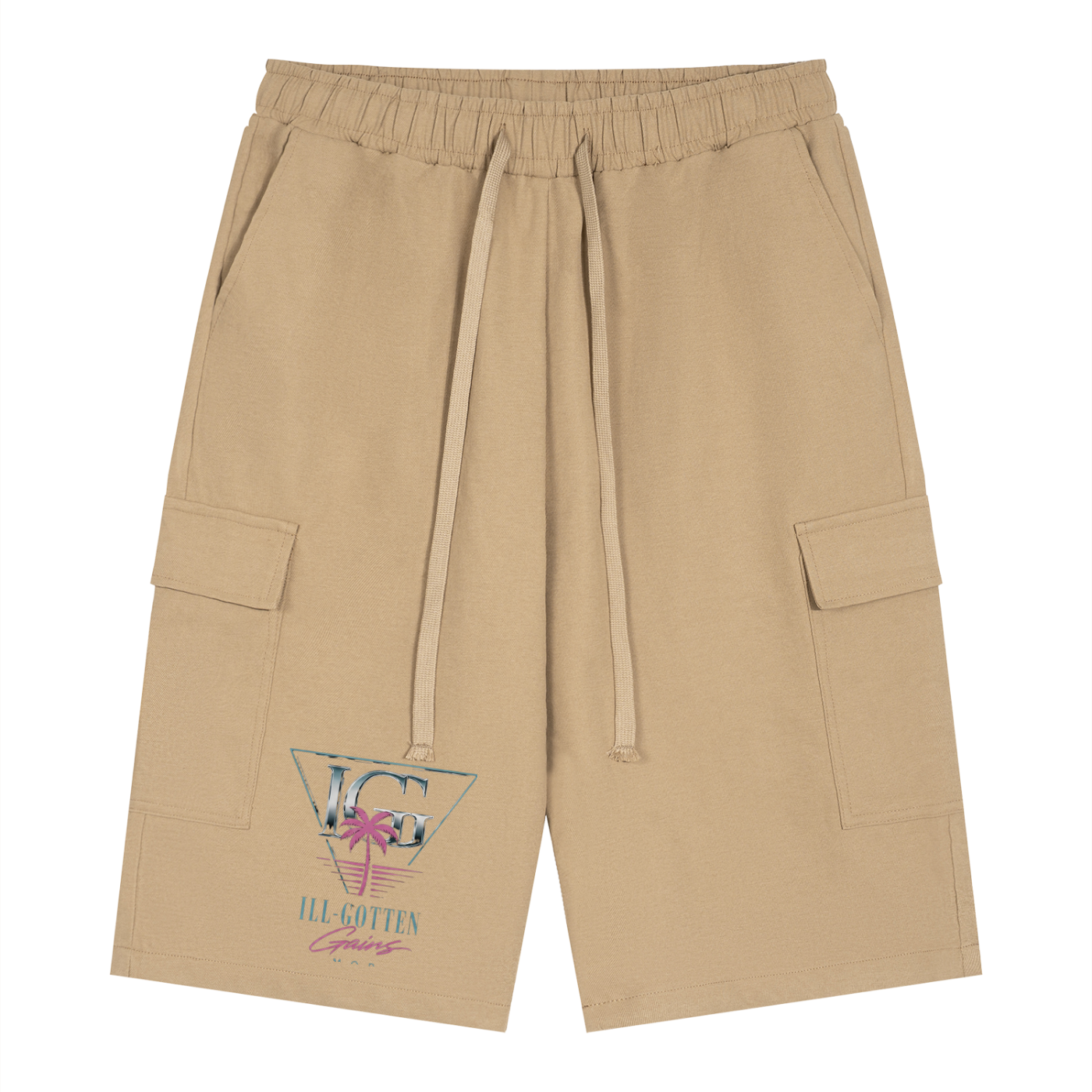 Ill Gotten Gains Mob X NoirVault - Unisex Drawstring Cargo Shorts