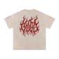 Dark Deeds Snow Washed Oversized Cotton T-Shirt