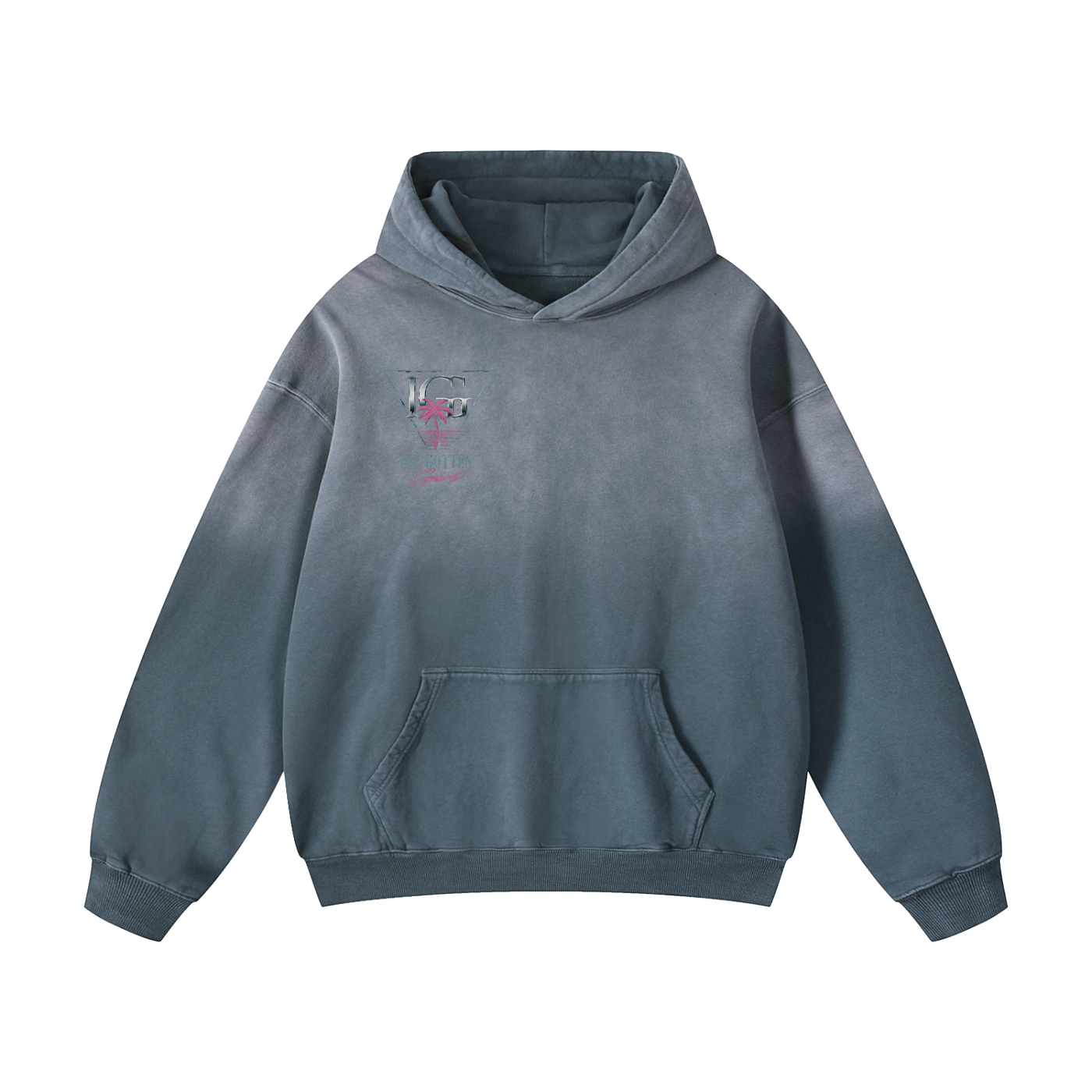 Ill Gotten Gains Mob X NoirVault - Heavyweight Sunfade Oversized Hoodie