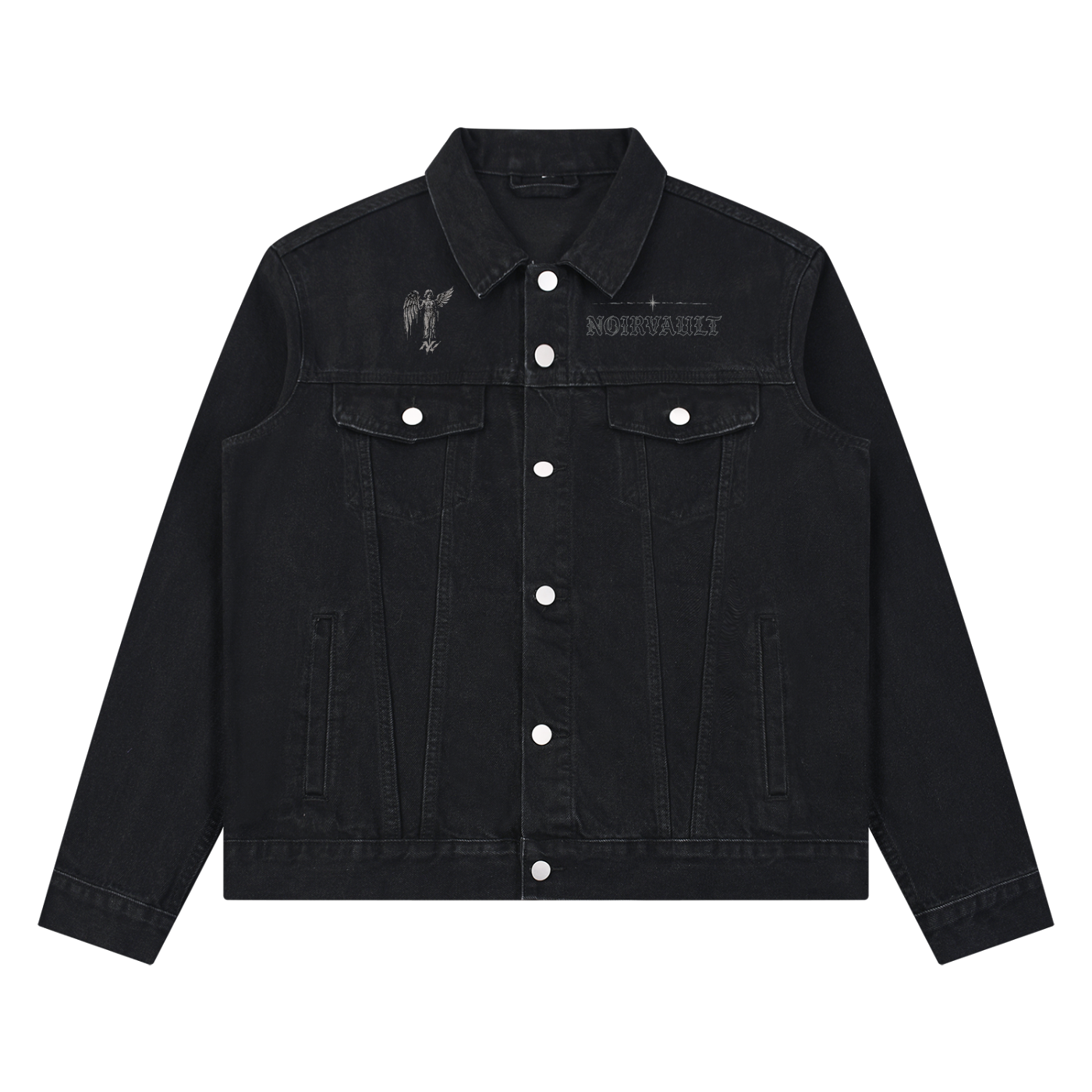 Panther’s Story Unisex Vintage Wash Denim Jacket