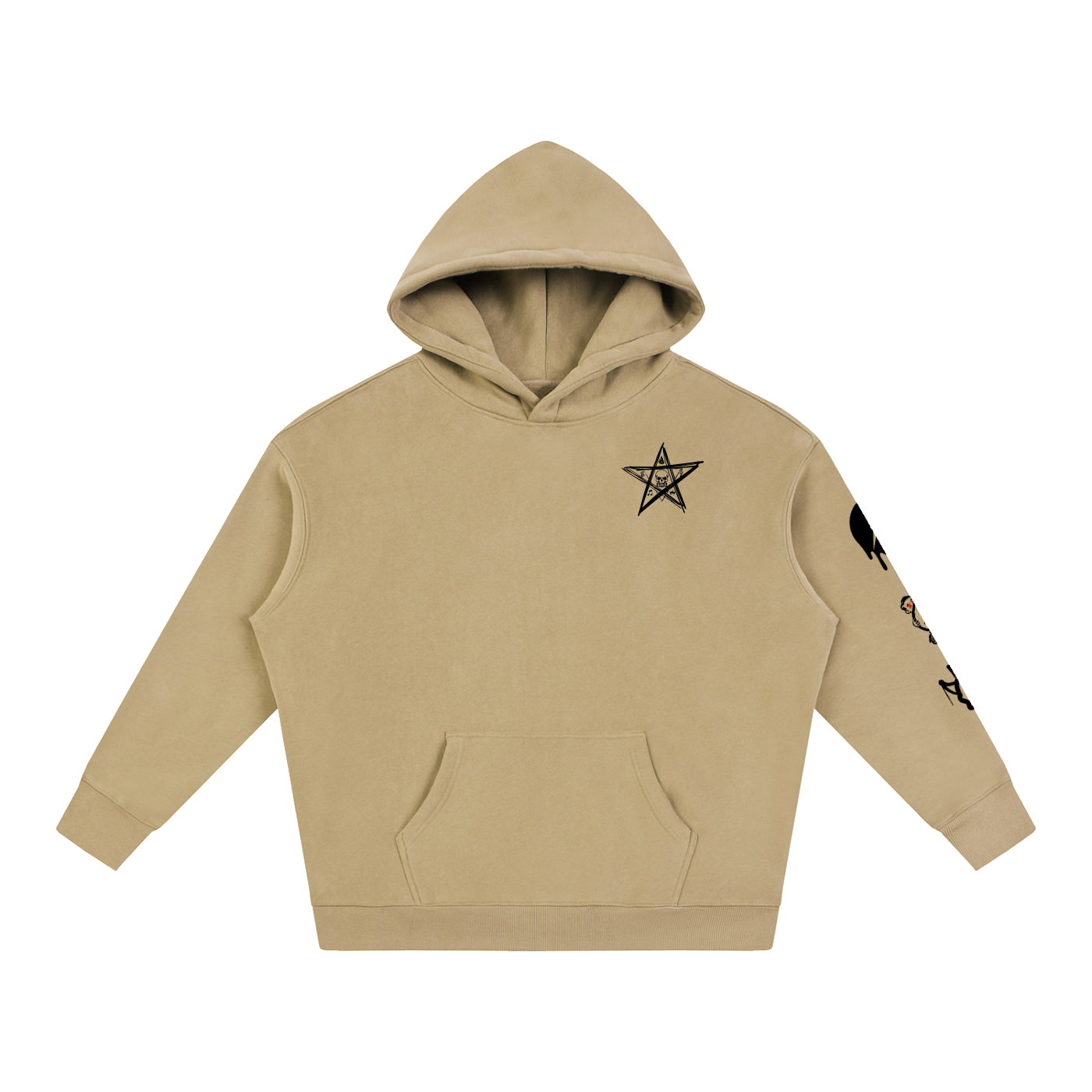 NoirVault Racing Club - Oversize Fleeced Reaper Rider Hoodie