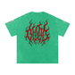 Dark Deeds Snow Washed Oversized Cotton T-Shirt