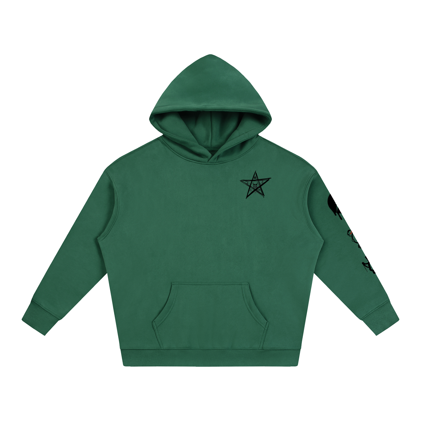 NoirVault Racing Club - Oversize Fleeced Reaper Rider Hoodie