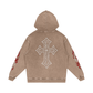 Vanquished Snow Washed Loose Cotton Hoodie