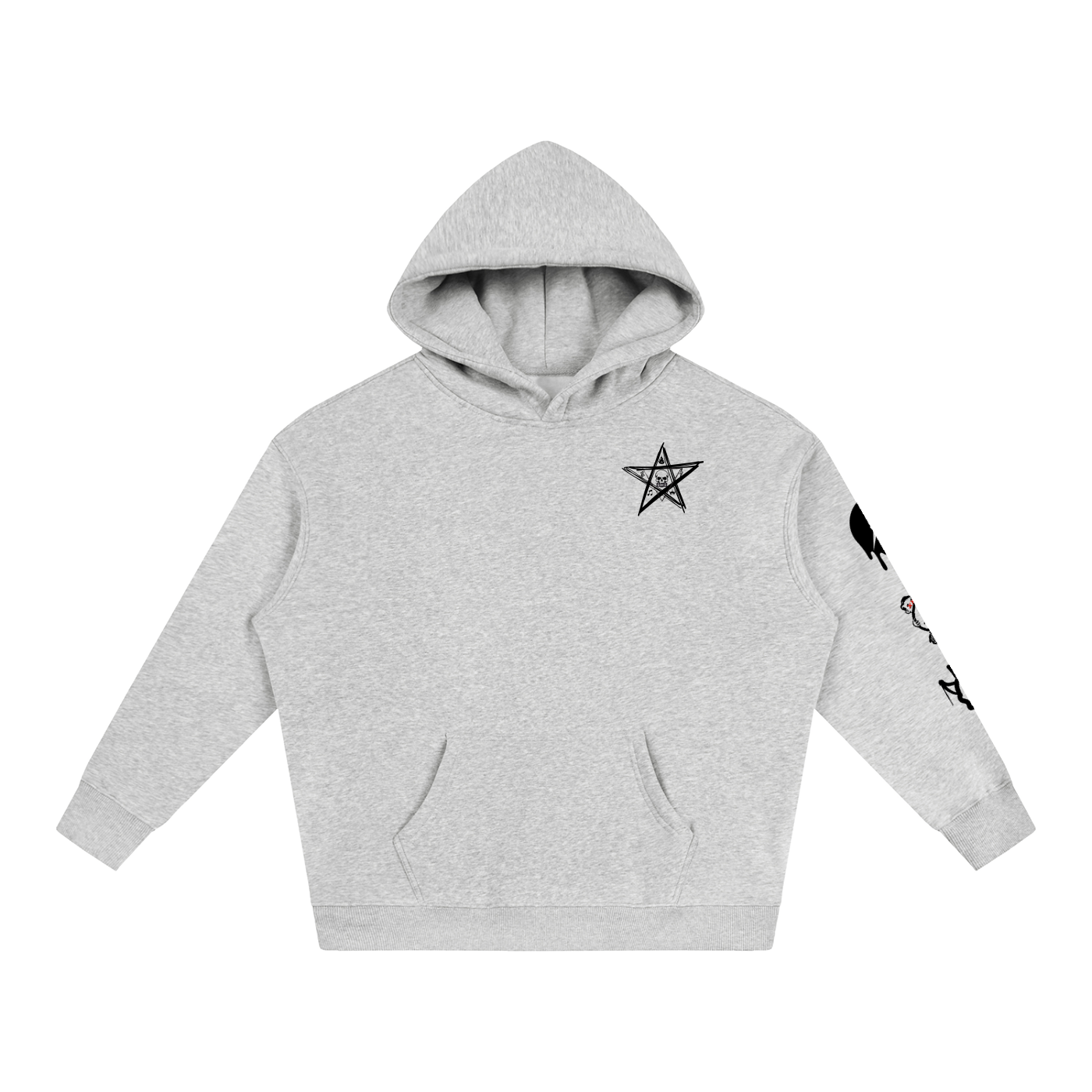 NoirVault Racing Club - Oversize Fleeced Reaper Rider Hoodie