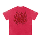 Dark Deeds Snow Washed Oversized Cotton T-Shirt