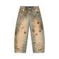 La Maison Du Noir - Men’s Vintage Wash Barrel Leg Jeans