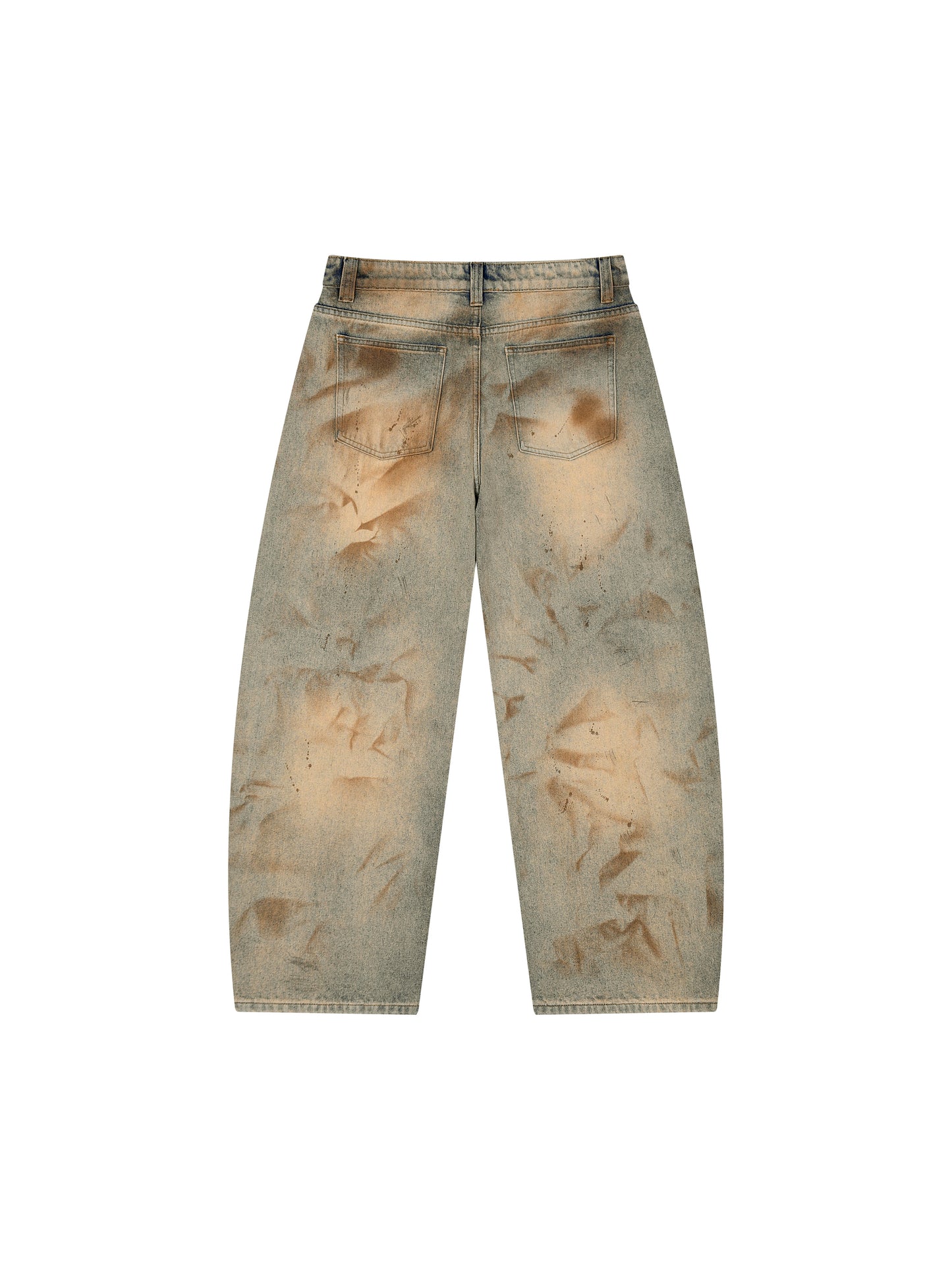 La Maison Du Noir - Men’s Vintage Wash Barrel Leg Jeans