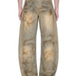 La Maison Du Noir - Men’s Vintage Wash Barrel Leg Jeans